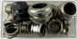 Stainless Steel Sensor Bulkhead Fittings M50 IP68 Bundle Used Spare Parts