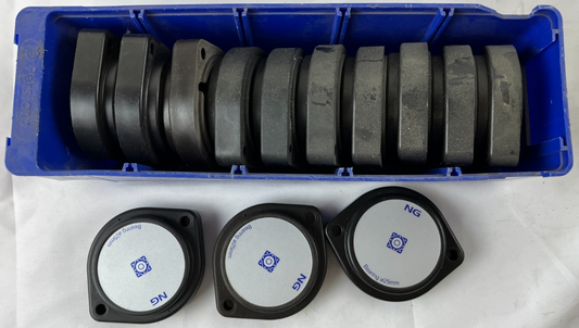 NG Bearing Ø25 mm Flange Covers / Housings Lot of 13 Used Spare Parts