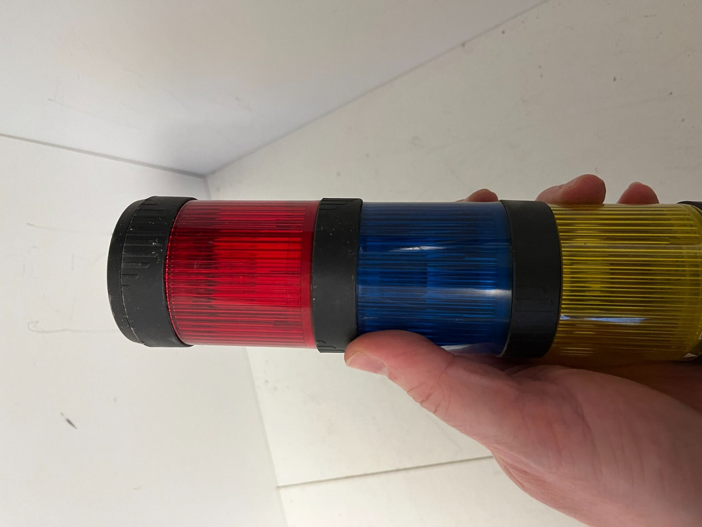 Pfannenberg BR 50 Industrial Stack Light Tower Red/Blue/Yellow - Working, Used