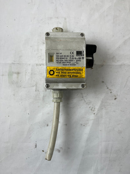 Solar Plus SA16 16A 500V AC‑23A Safety Switch Isolator IP54 Used Spare Unit