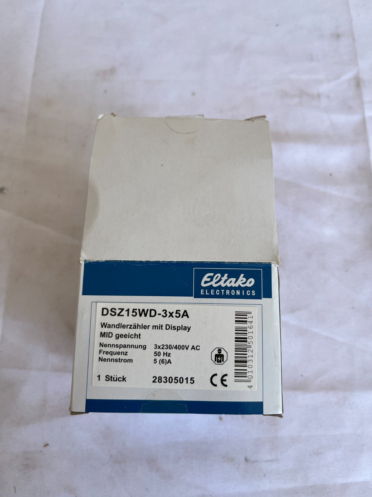 Eltako DSZ15WD-3x5A MID 3-Phase Energy Meter 3x230/400V New Spare Unit