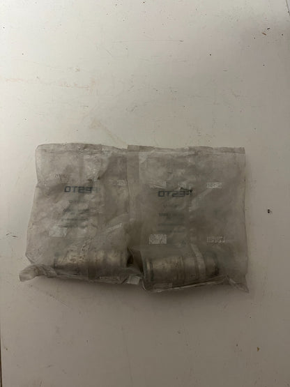 Festo CRQS-16-12 130655 Push-In Connector Pneumatic Fitting New Lot of 2 Pcs