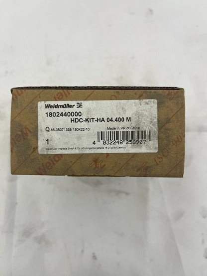 Weidmüller HDC KIT HA 04.400 M Heavy Duty Connector Set 4-Pole 16A 400V M20 New