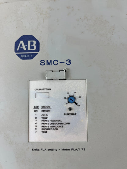 Allen-Bradley 150-C108NBD SMC-3 Soft Starter 3-phase 108A 200–480V 100–240V