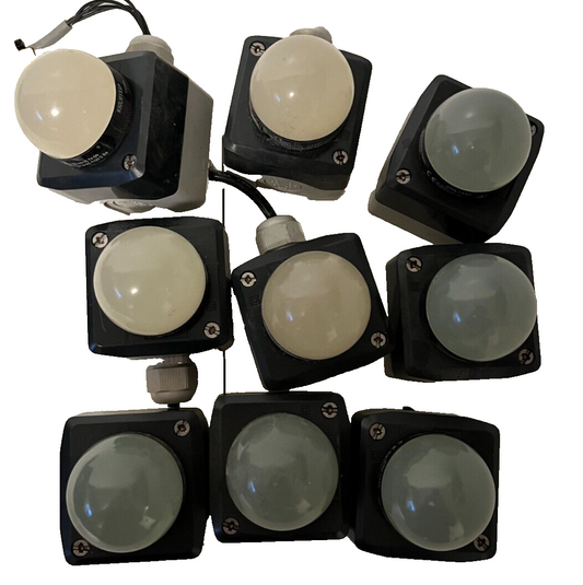 9x Banner K50LYXXP Indicator Lights - 18-30V DC - Industrial LED Status Lights