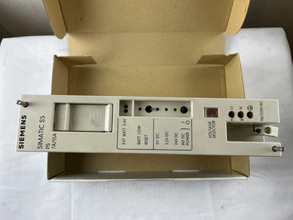 Siemens SIMATIC S5 PS 951 Power Supply 6ES5951‑7LD12 115/230 V AC 5 V DC 7/15 A