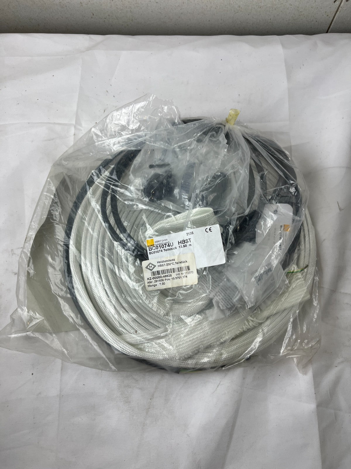 Horst HBST-250°C Heizbandsatz BC01074U Heating Tape Set 13.5 m New Spare Parts