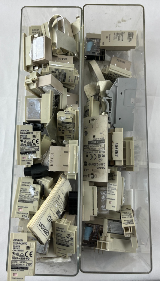 Omron G3PA-420B-VD Solid State Relay Lot 20A SSR Power Cartridges G32A-A420-VD