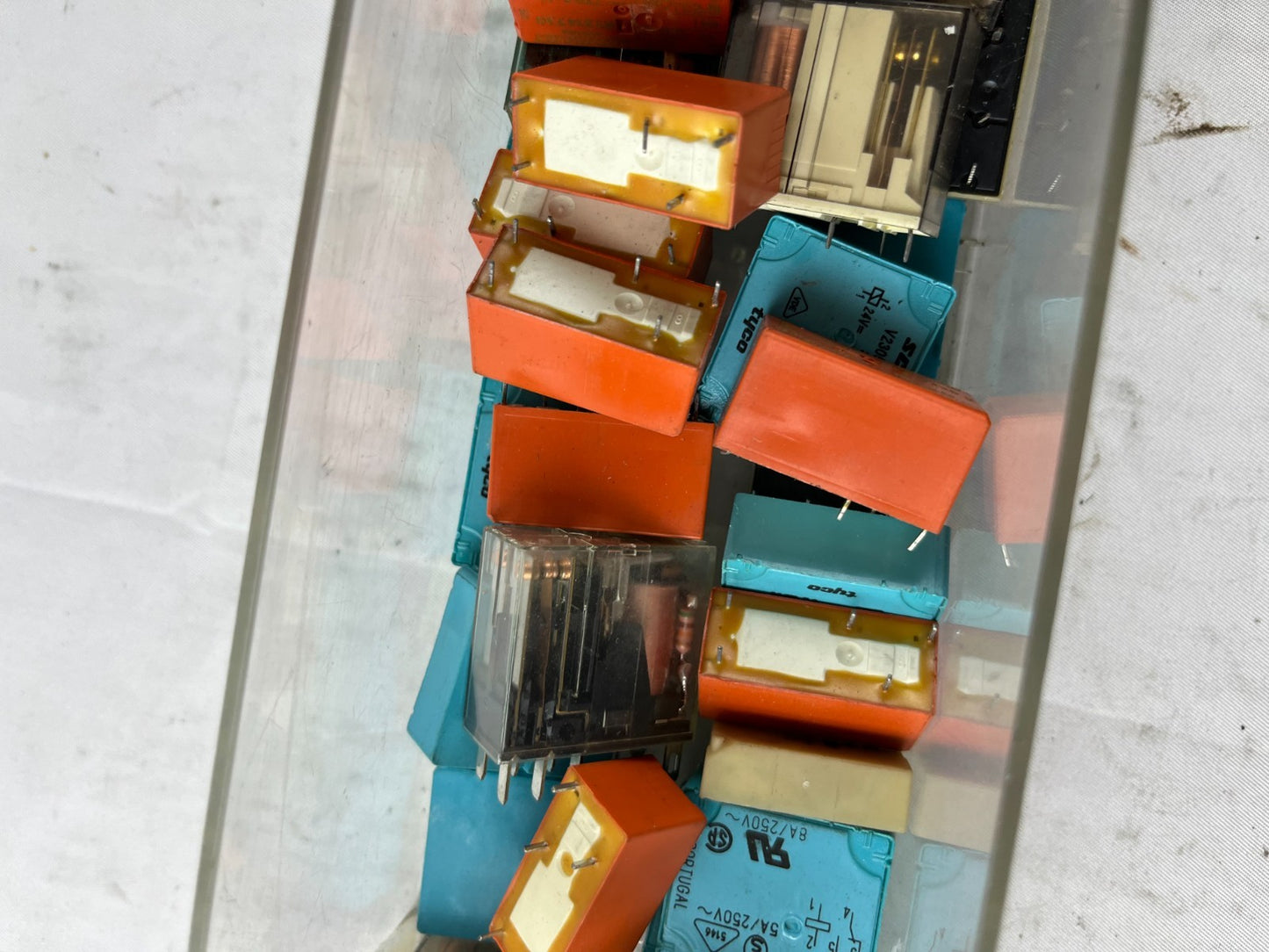 Industrial Relay Lot Schrack Siemens Finder Tyco 24V Control Relays Mixed Used