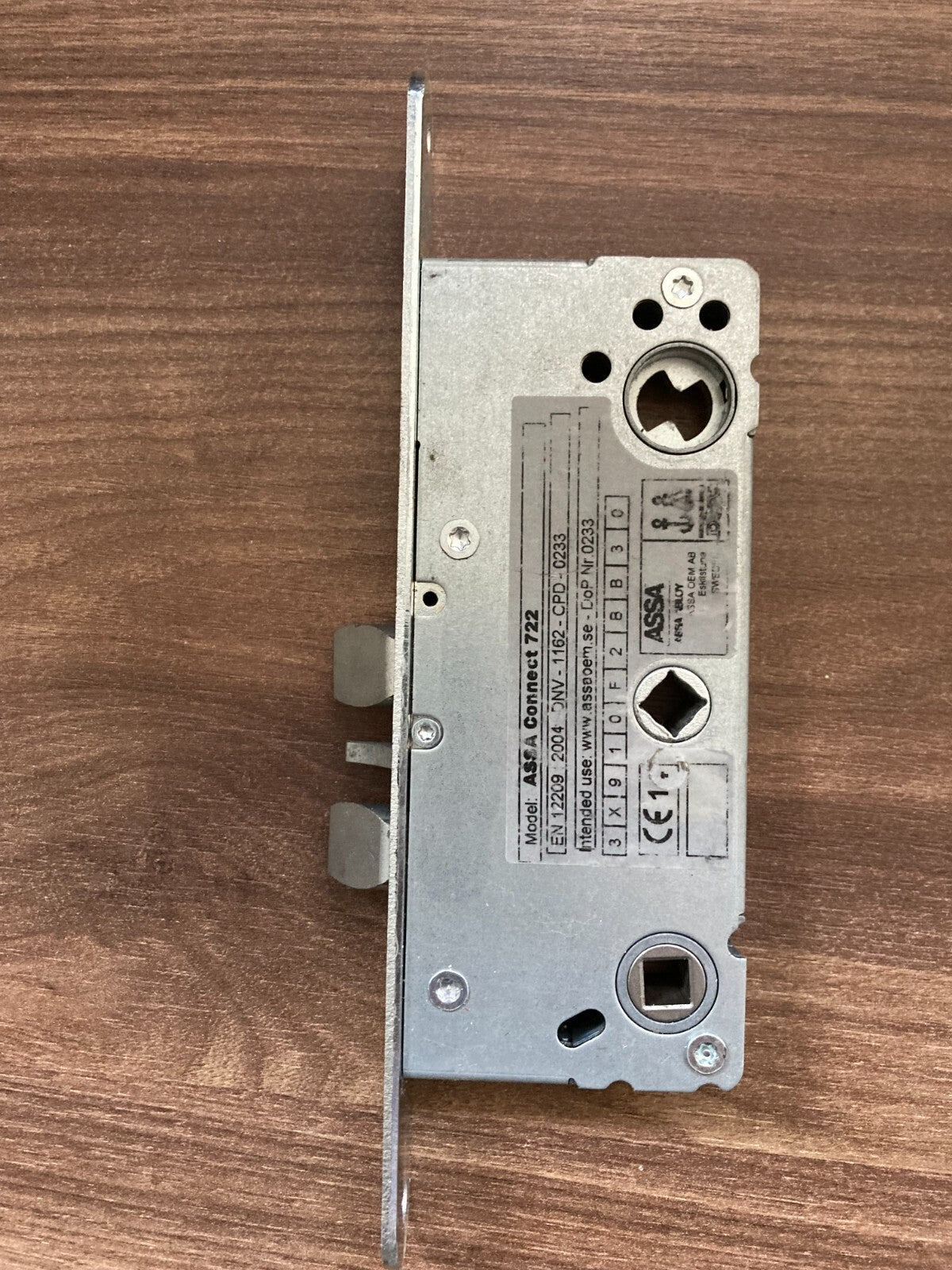 Assa Abloy Lock Case Connect 722 L: 22.5cm Emergency Exit Double Latch