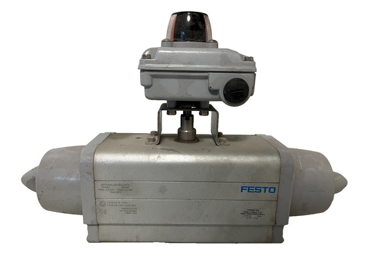 Festo VZBA-2"VW-63-T-22-F0507-V4V4T-P590-R-90-4-C + SRCC-C-63-YR90-MW Positioner