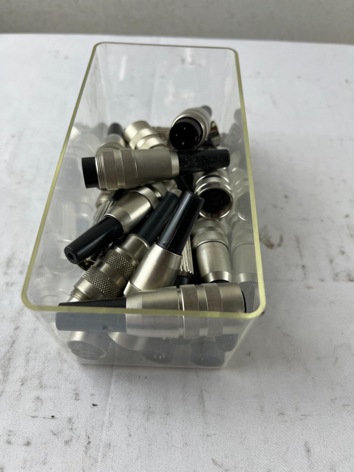 Industrial Circular Metal Connectors Male Female Bundle Used Spare Parts
