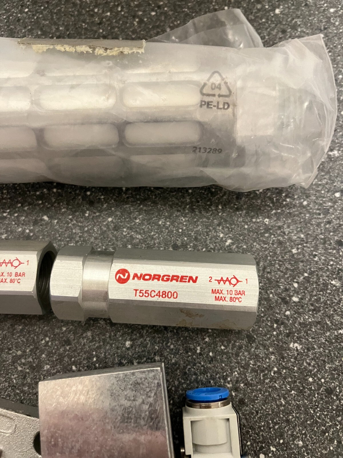 Industrial Pneumatic Components Lot – Norgren, Camozzi, Festo, Mixed New & Used