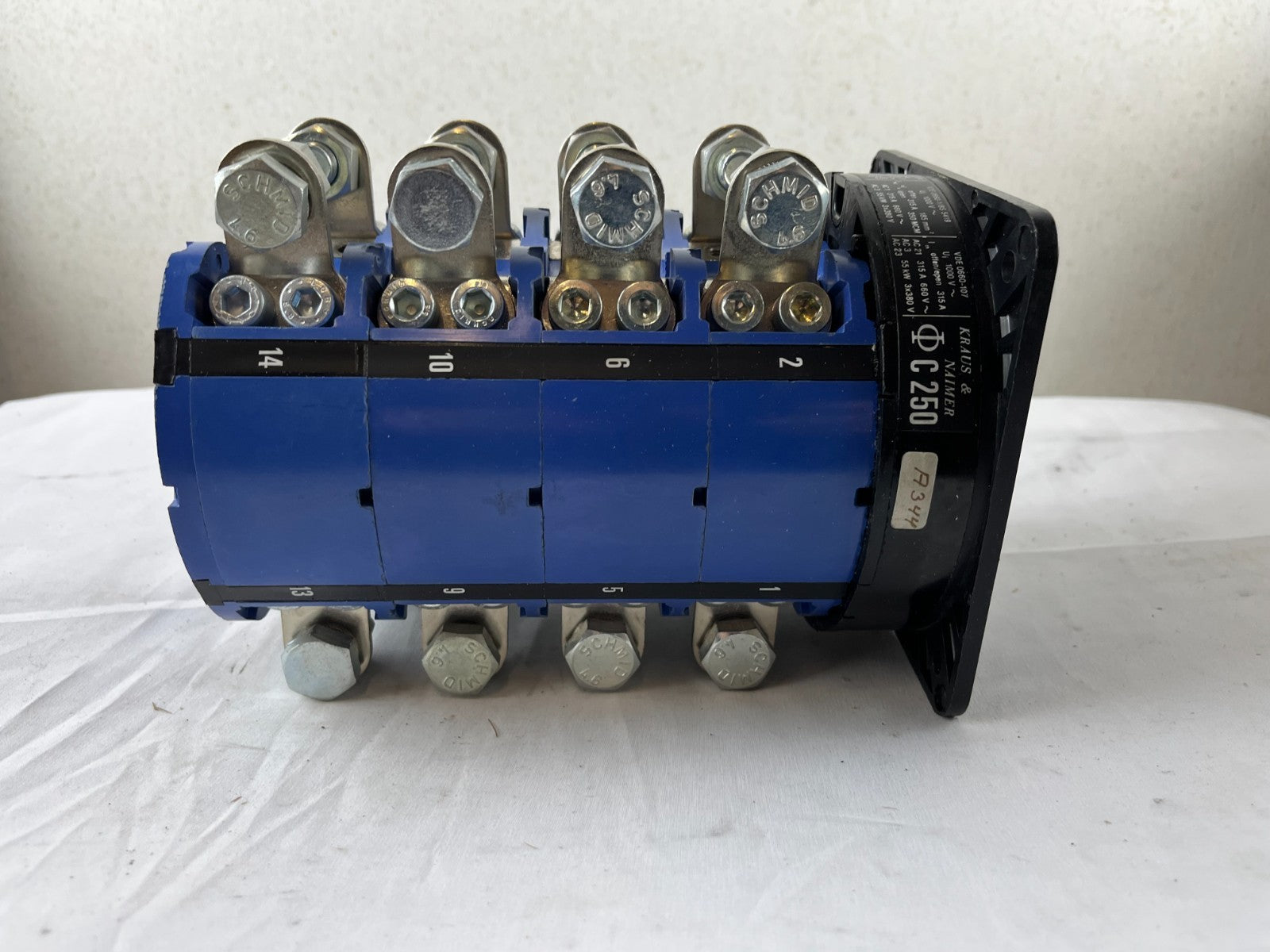 Kraus Naimer C250 250A Rotary Cam Switch 3-Pole 500V Industrial Austria NEW