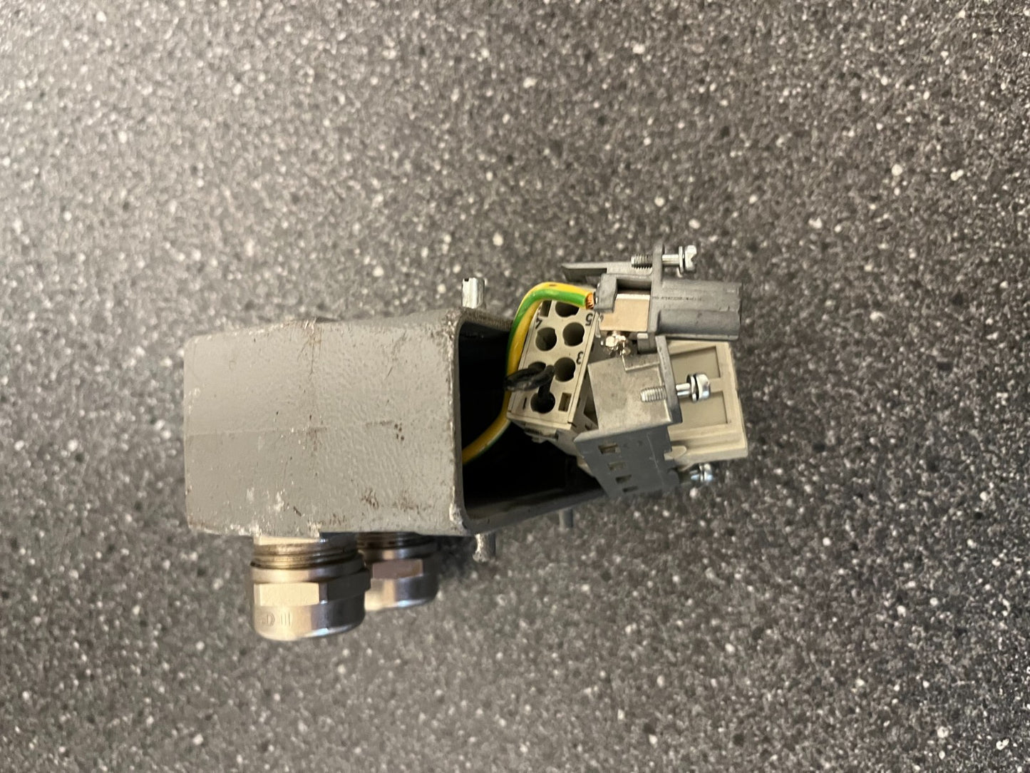 Harting Han Industrial Connector with Mixed Power & Data Modules - Used