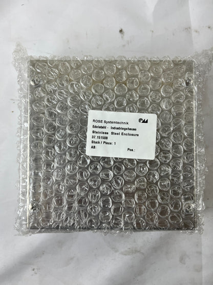Rose Systemtechnik 37.151508 Stainless Steel Enclosure Junction Box New Unit