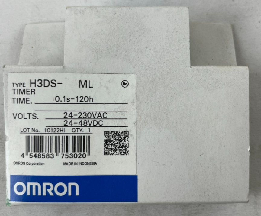 Omron H3DS-ML Multifunction Timer Relay 24-230VAC 24-48VDC New in Box