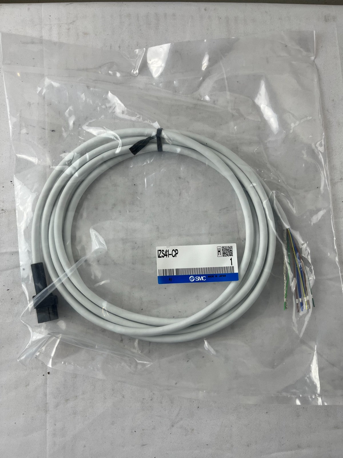 SMC IZS41-CP Cable Assy for Electrostatic Sensor New Unused Working Spare