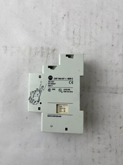 Allen Bradley 140-UV Series C Undervoltage Release 220-240V Used Spare Unit