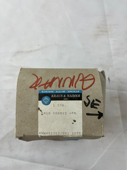 Kraus & Naimer CA10 C04912 PN Rotary Cam Switch 0-1-2-3 IP42 New in Box Spare