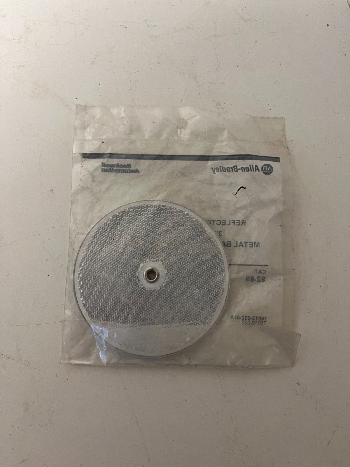 Allen‑Bradley 92‑89 Reflector 3" Dia Metal Backed New Sealed USA Spare Unit
