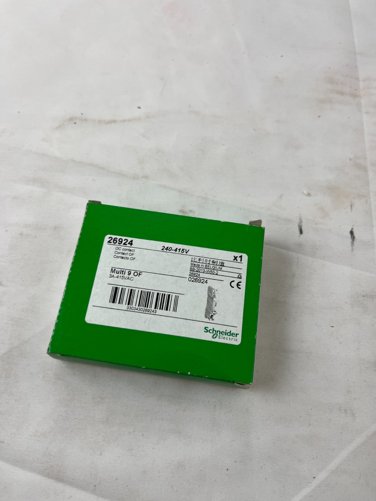 Schneider Electric 26924 Multi 9 OF Auxiliary Contact 240-415V New NOS Spare
