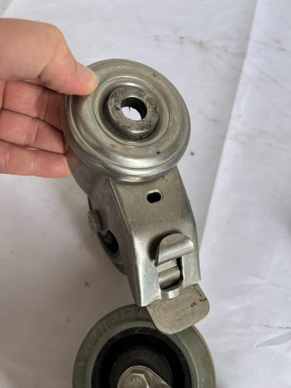 Blickle 80 X 32 Swivel Casters With Brake Set Of 3 Used Germany Spare Units
