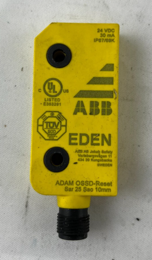 ABB Eden ADAM OSSD-Reset 2TLA020051R6800 Jokab Safety Sensor M12 Sar 25 Sag 10mm