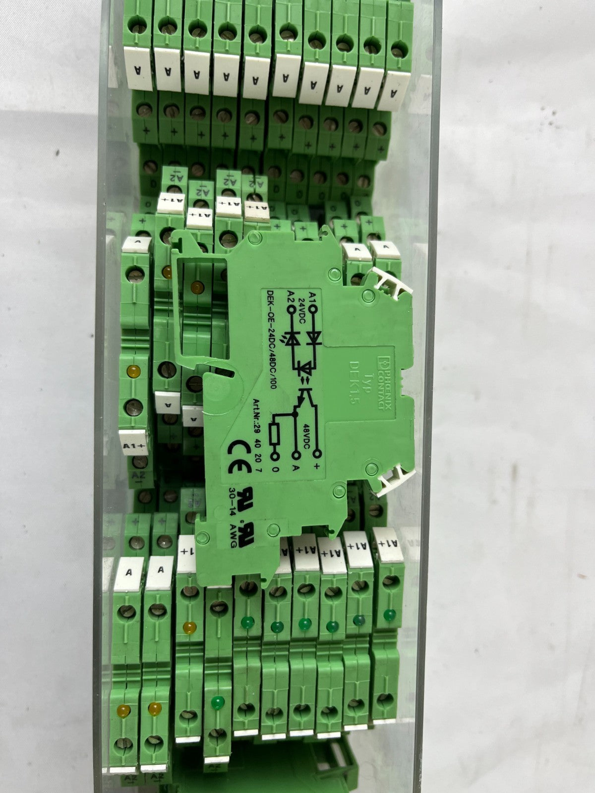 Phoenix Contact DEK‑OE‑24DC/48DC/100 Solid‑State Relay Terminal Blocks ~ 40 pcs