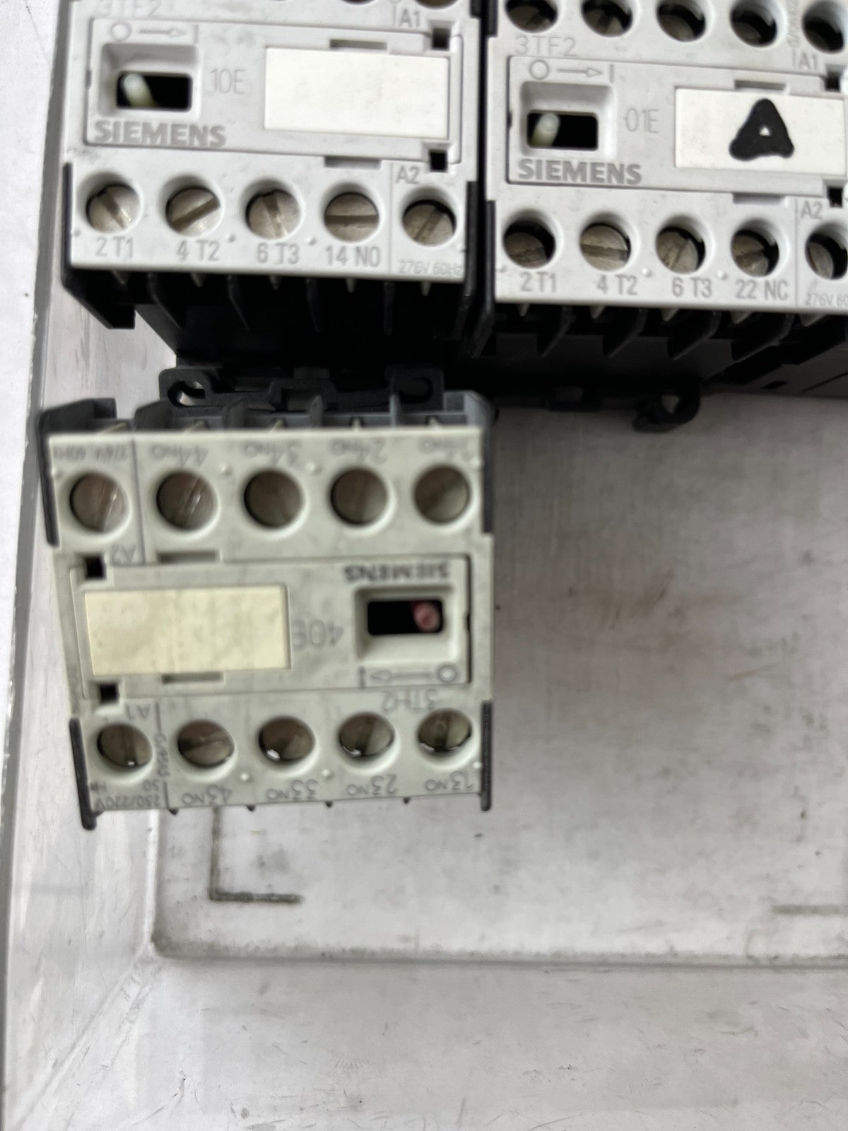 Siemens SIRIUS Contactor Relay Lot 13pcs 3TF2001 3TH2040 3TH Series Mixed Used
