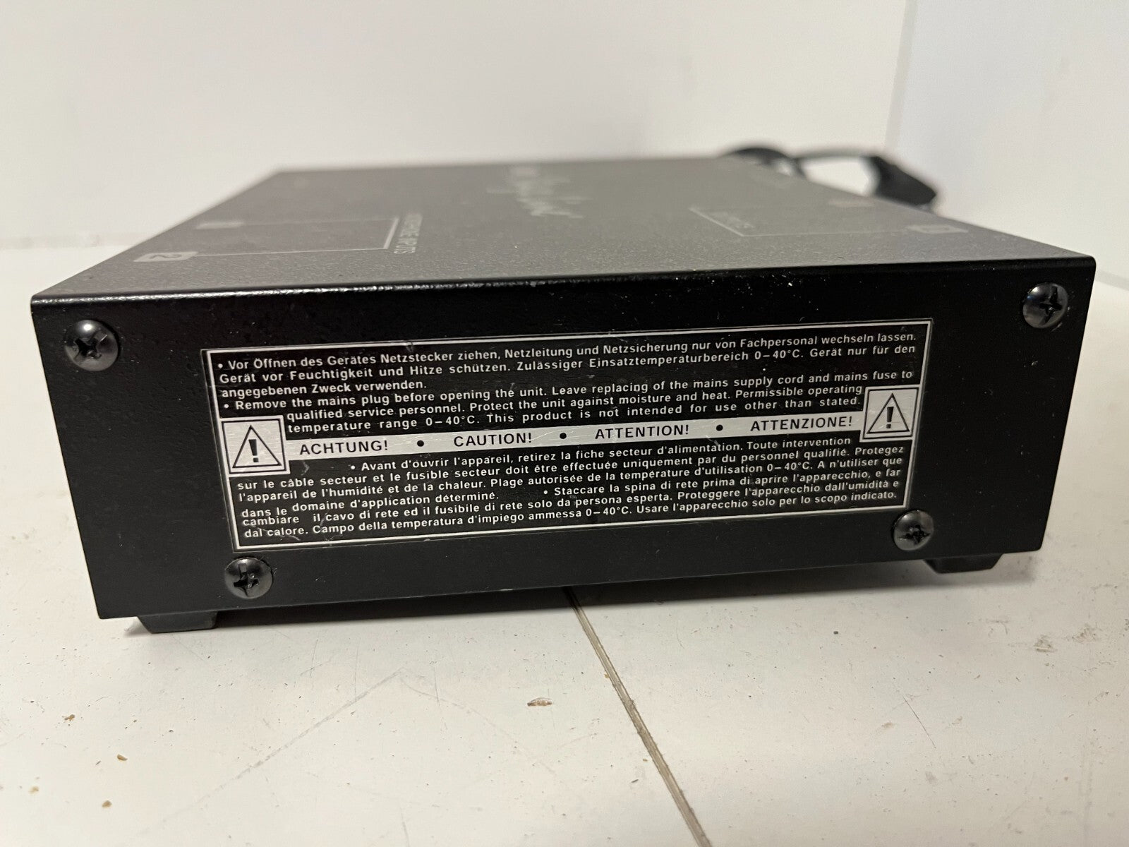 IMG Stageline EMA-200 Phantom Power Supply Adapter 48V - XLR Input/Output - OK