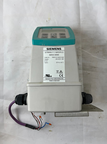 Siemens SITRANS F C MASS 6000 7ME4110-1AA20-1AA0 Flow Transmitter New Unit