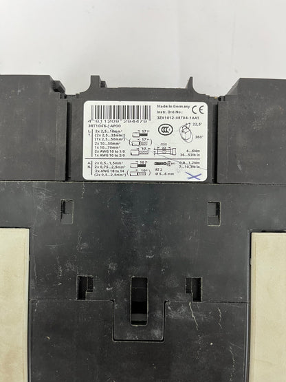 Siemens 3RT1046-1AP00 SIRIUS Power Contactor 3-Pole 95A 230V AC 45kW - Used Good