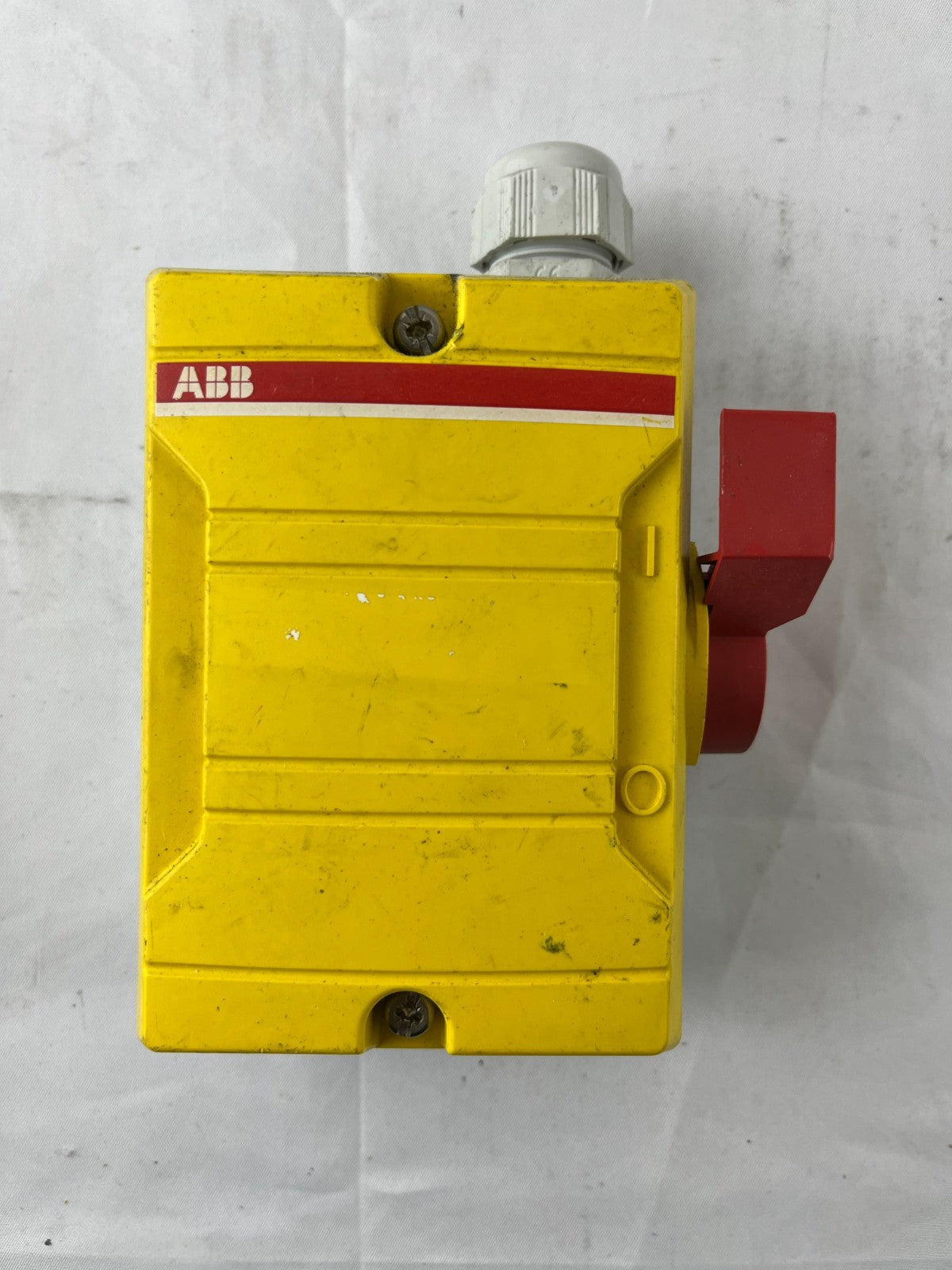 ABB BWS 316Y TPN USED Safety Switch Isolator 16A 3-Pole IP65 Yellow