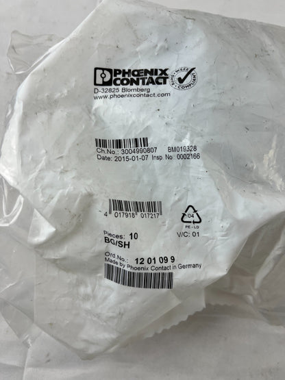 Phoenix Contact BG/SH 1201099 Angled DIN Rail Brackets M6 Pack of 10 New Units
