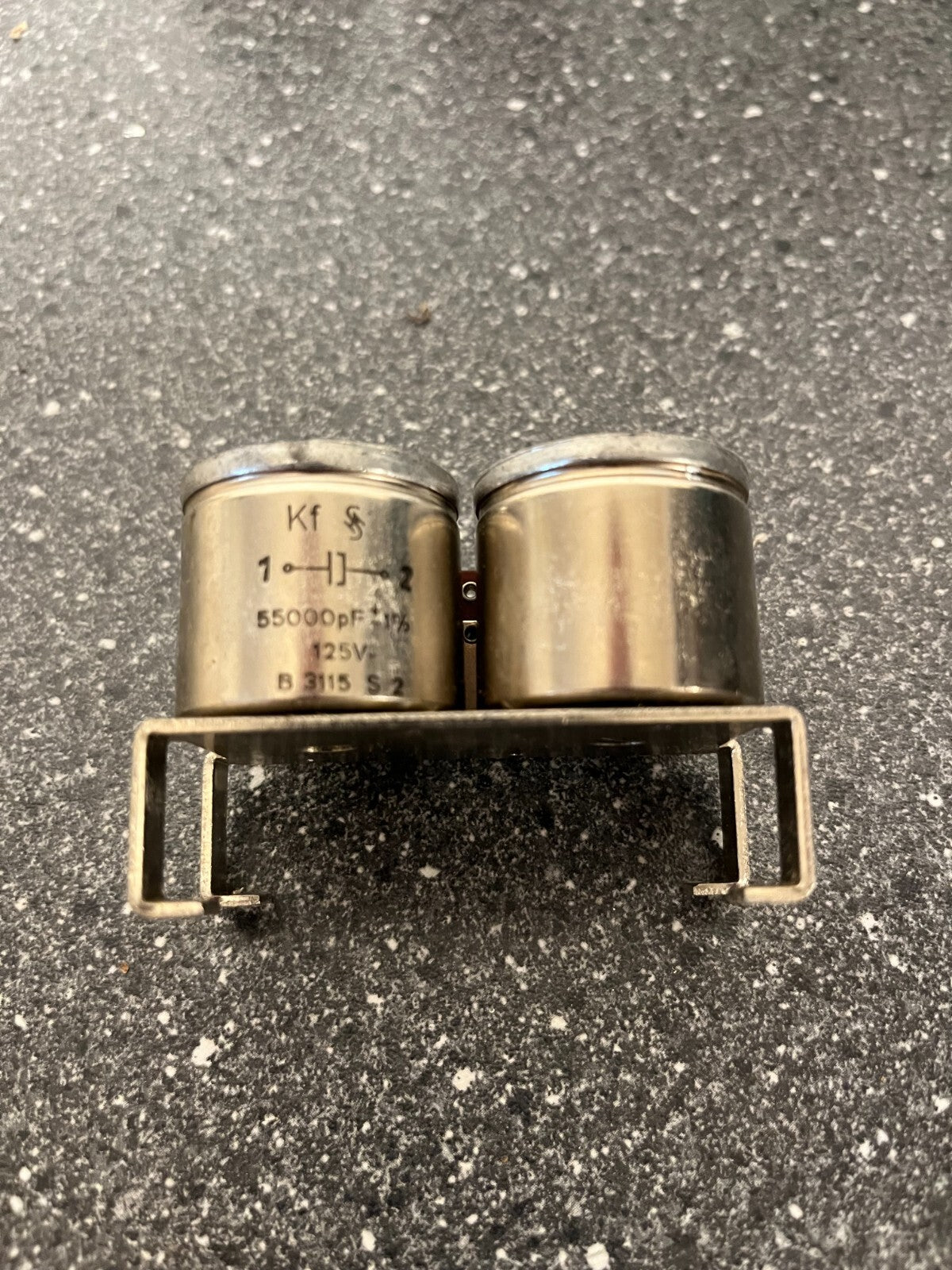 Vintage Bipolar Capacitor Lot - Various Values Including 4.7uF - Great for DIY