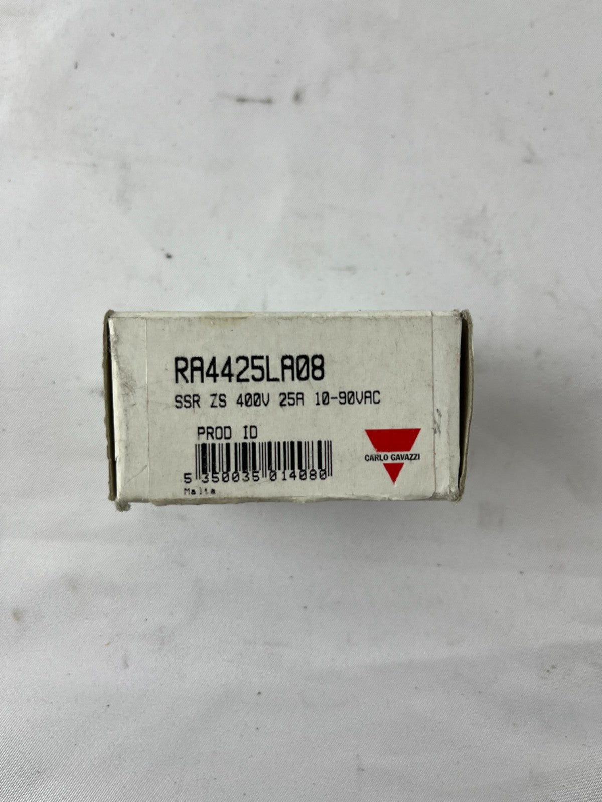 Carlo Gavazzi RA4425LA08 Solid State Relay SSR ZS 400V 25A 10–90VAC/VDC New