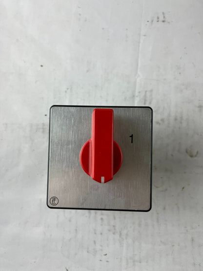 FT EM-HF4-B-RI Rotary Cam Switch Panel Mount Selector Switch Used Spare Part