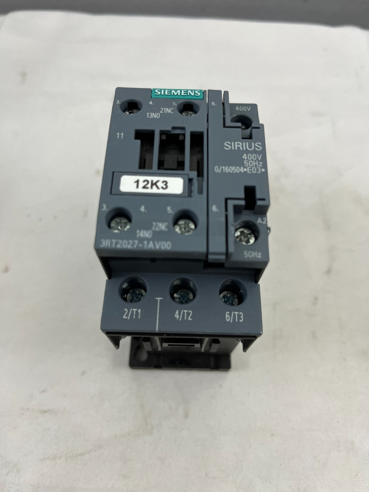 Siemens SIRIUS 3RT2027-1AV00 Contactor, 3-Pole, 32A, 400V 50Hz, Elevator Motor