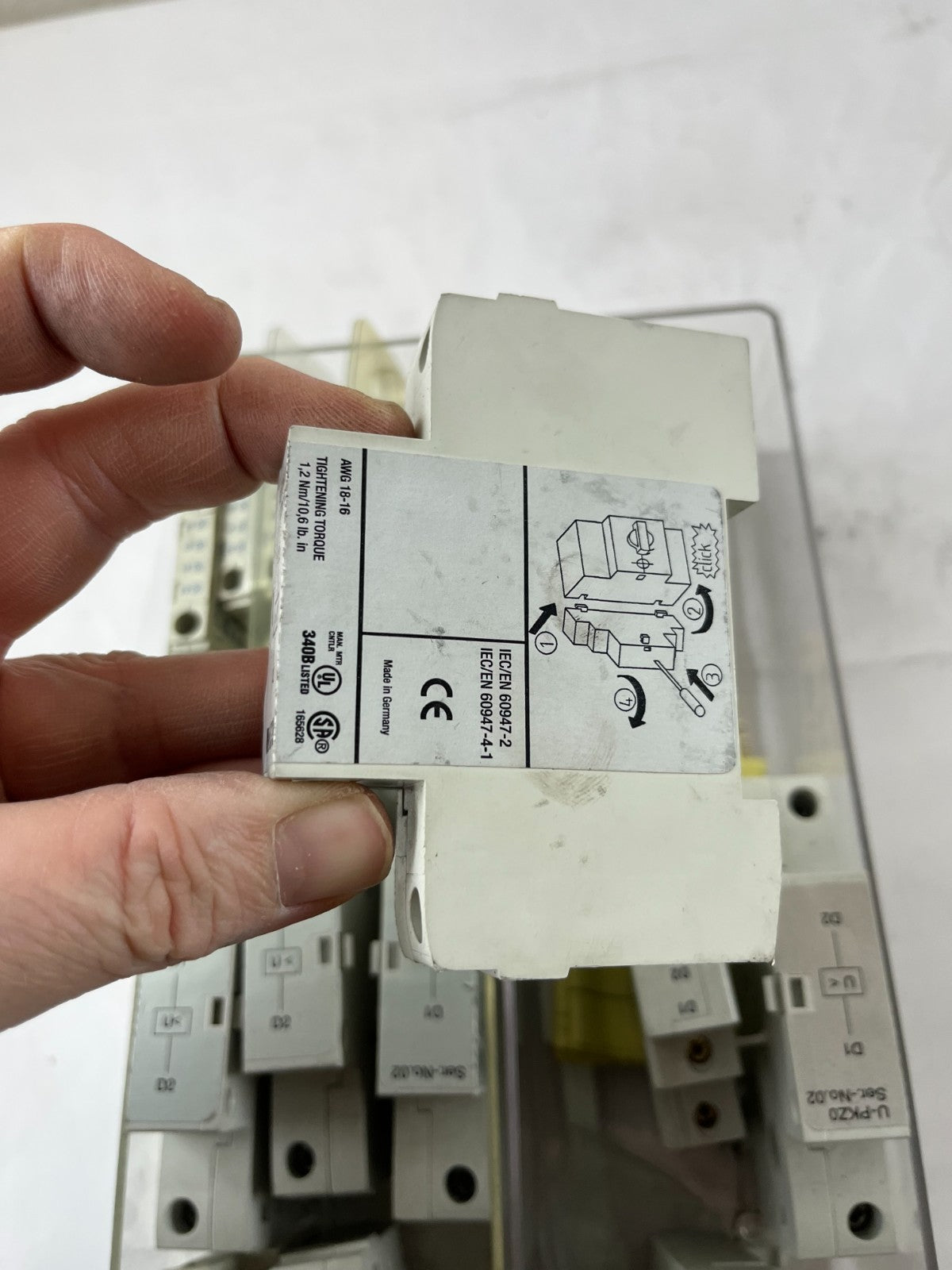 Mixed Industrial Relay Module Lot Moeller Schneider Eaton U-PKZ0 Used Spare Unit