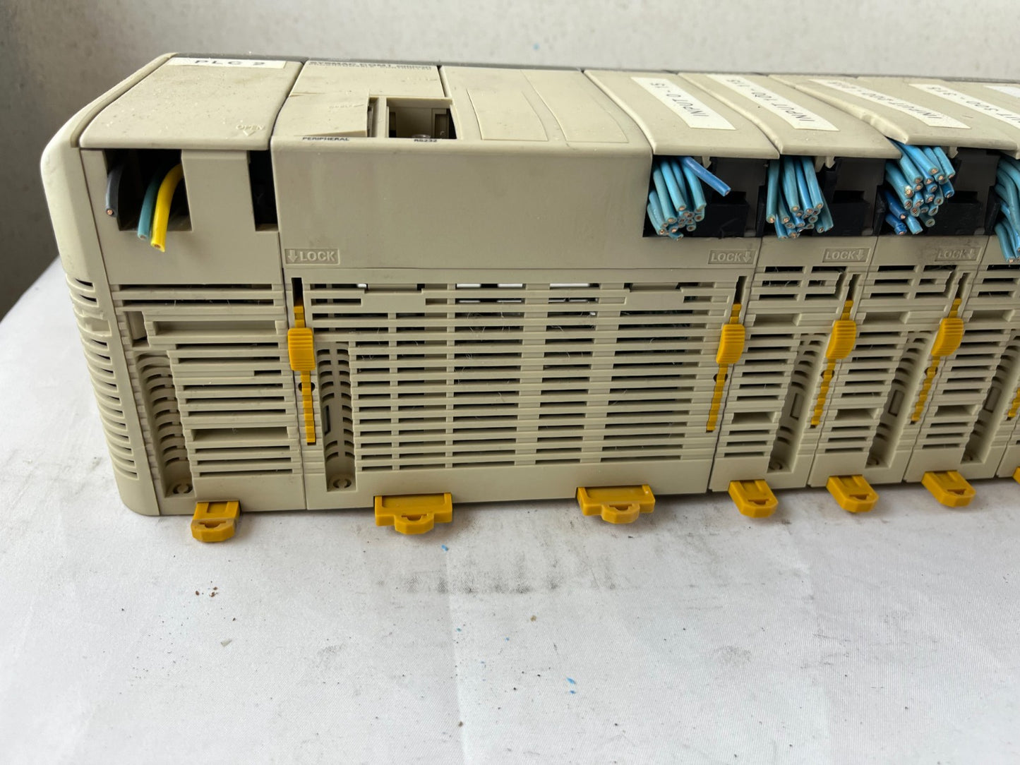 Omron CQM1 CPU41 PLC System PA203 ID212 OD212 Rack “PLC 2” Good Used