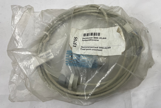 FPT GM 30004 Measurement Bolt Load Cell 33.4kN, 1.4mV/V, 25/68mm, New Sealed