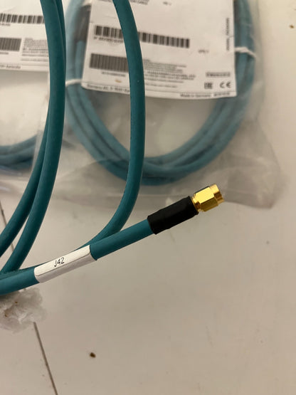 3x Siemens SIMATIC NET 6XV1875-5LH20 N-Connect/SMA Cable 2m New Open Box Germany