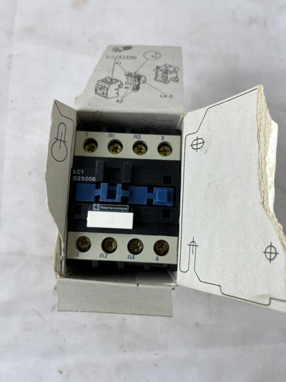 Telemecanique LC1D25008M7 Contactor 4-Pole 40A AC-1 2NO/2NC 220–240V AC Coil New