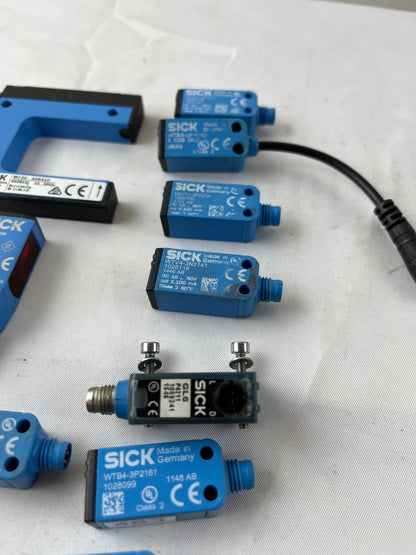 12x SICK Sensors USED Bundle WF30 WL9G WLG4 WTV4 WT4 Photoelectric Lot Germany