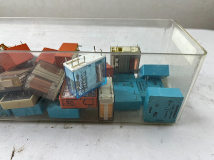Industrial Relay Lot Schrack Siemens Finder Tyco 24V Control Relays Mixed Used