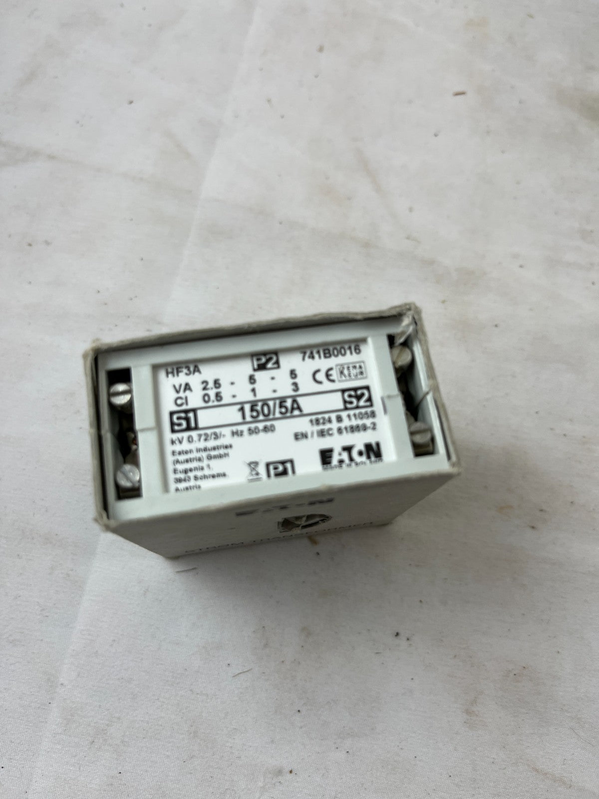 Eaton HF3A 741B0016 Current Transformer 150/5A 50/60Hz New in Box