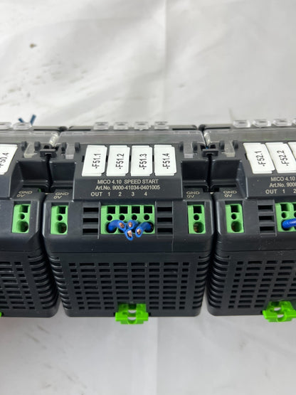 Lot of 4x Murr Elektronik D-71570 Relay Interface Modules 24VDC DIN Rail Used
