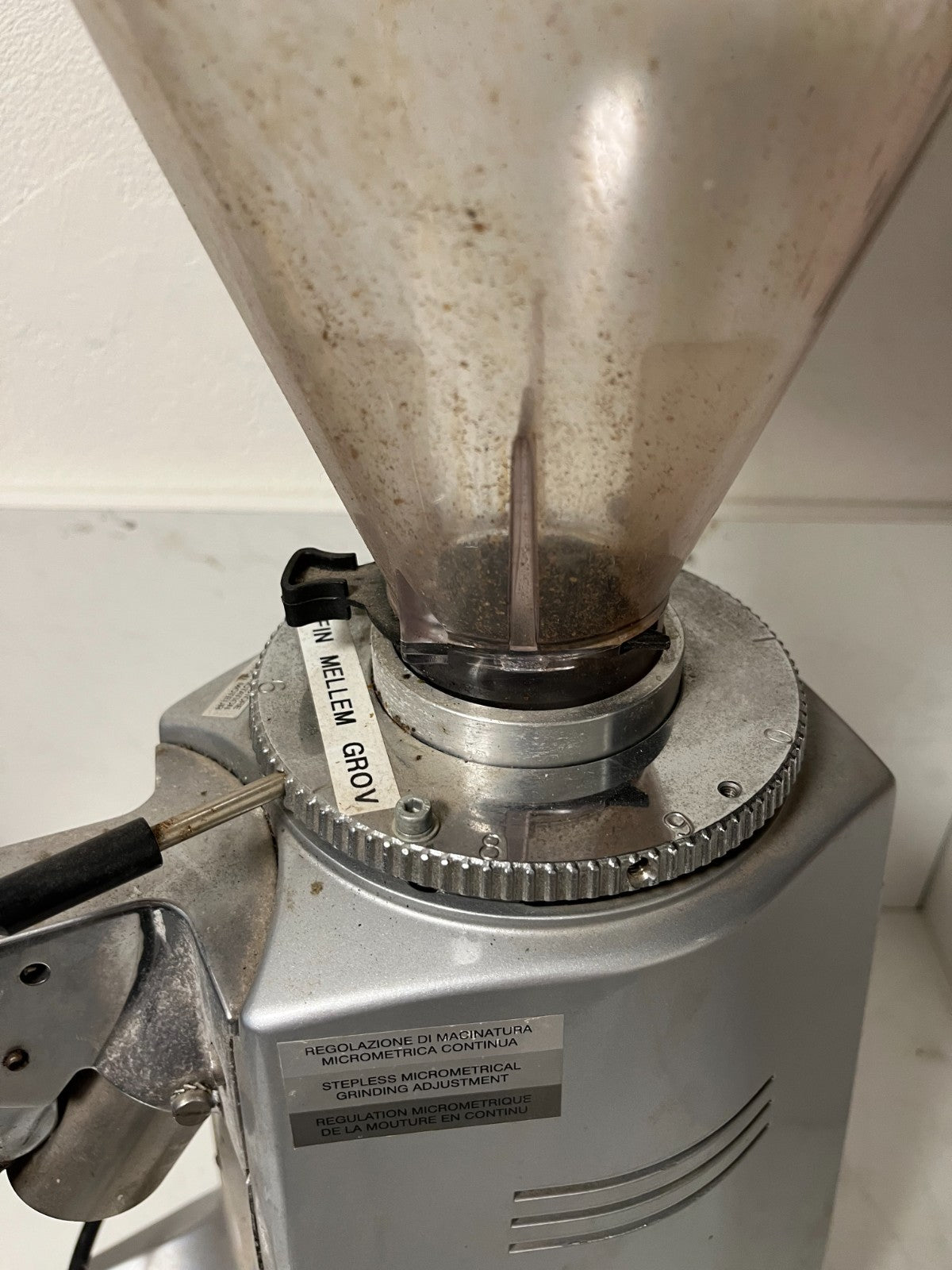 Mazzer Major DR Coffee Grinder 650W, Made in Italy, Serial 0328702, Used Working