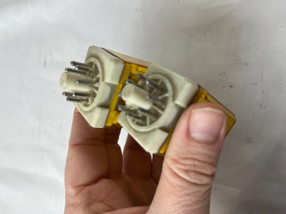 Omron RR2P AC24V Plug‑In Relay DPDT 8‑Pin – Lot of 2 Used Spare Units